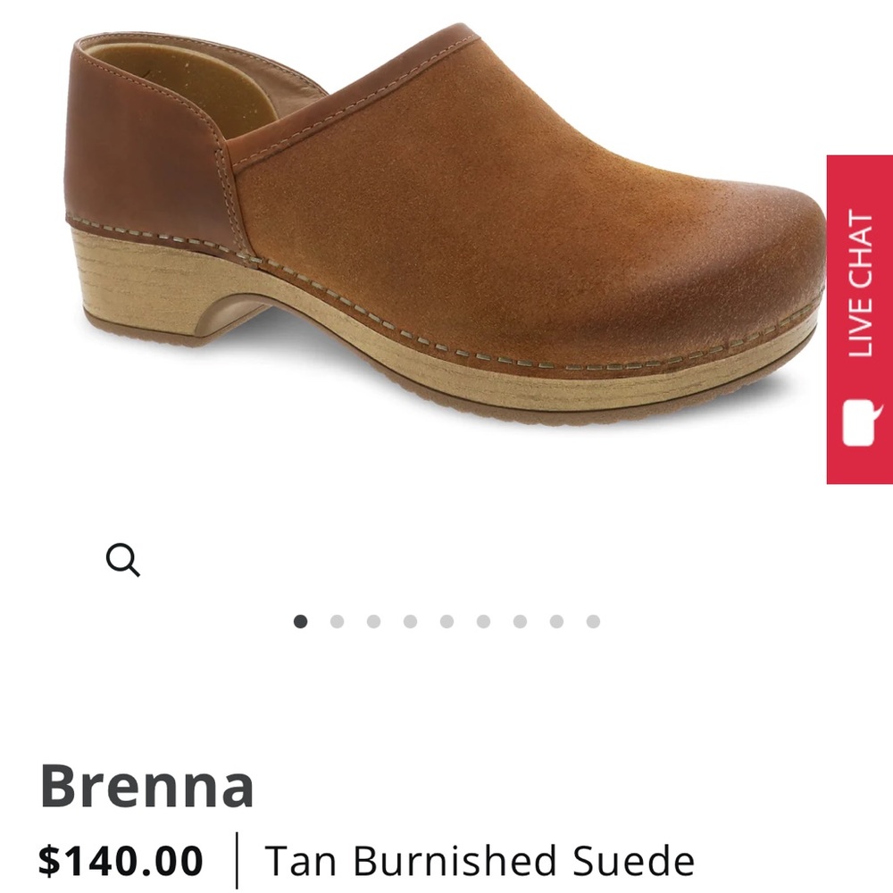 Brenna Suede Dansko Clog (size 36/ US 6)